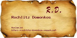 Rochlitz Domonkos névjegykártya